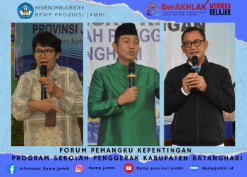 Transformasi Sekolah, Kepala BPMP Jambi: Tempat Belajar Berkualitas, Aman, dan Nyaman/ Foto: Melli