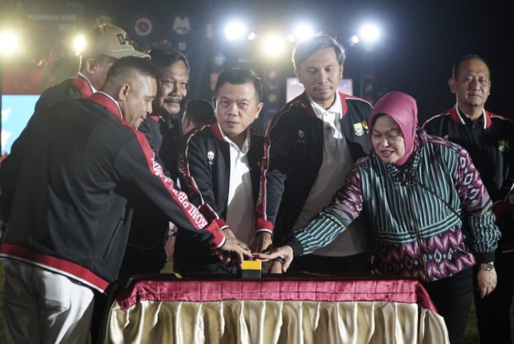 Gubernur Jambi, Al Haris membuka secara resmi Pekan Olahraga Provinsi (Porprov) ke-XXIII Provinsi Jambi Tahun 2023. Foto: Harun