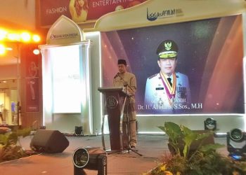 Semarak Ekonomi Syariah Jambi 2023 yang digagasi Bank Indonesia (BI) Jambi di salah pusat perbelanjaan di Kota Jambi pada Senin (17/7/2023)./ Foto: Melli/ Ampar