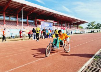 Pelaksaan O2SN PDBK di Stadio KONI Jambi, Selasa (25/7). Foto: Jp/Ampar