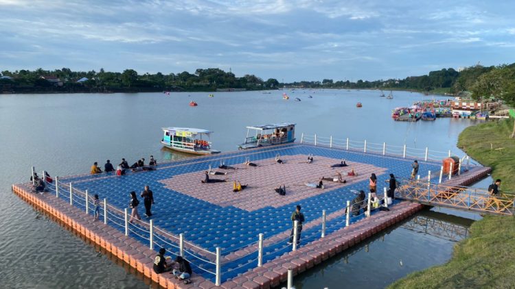 Festival Gong Sitimang di Danau Sipin, Kota Jambi pada 4-6 Agustus 2023/ Foto: Hendry