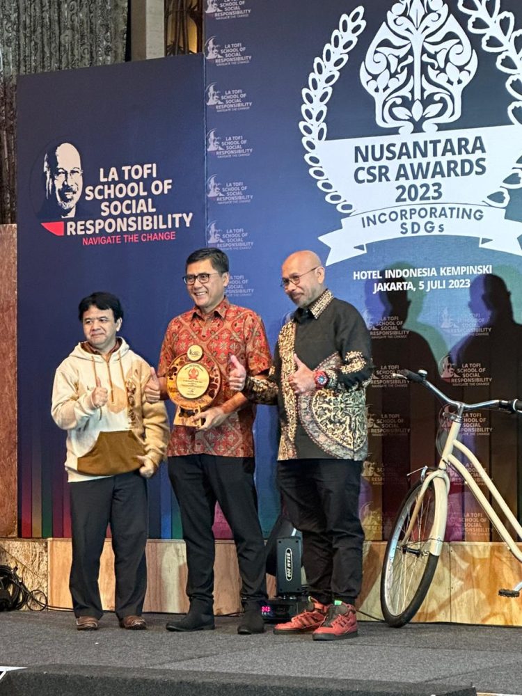 KKKS Pertamina EP Jambi Field Raih Penghargaan Nasional Nusantara CSR Awards 2023/ Foto: Tania