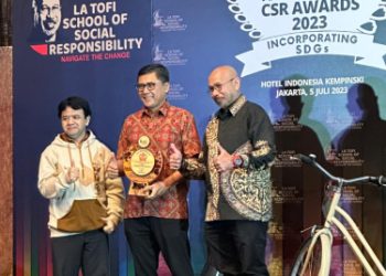 KKKS Pertamina EP Jambi Field Raih Penghargaan Nasional Nusantara CSR Awards 2023/ Foto: Tania
