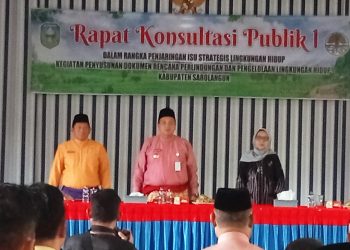 Pj Bupati Sarolangun Buka Rapat Konsultasi Publik I Penyusunan Dokumen RPPLH/ Foto: fdn/Ampar