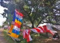 Pedagang Bendera Merah Putih Menjamur di Kota Jambi/ (Foto: Melli/Ampar))