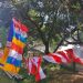 Pedagang Bendera Merah Putih Menjamur di Kota Jambi/ (Foto: Melli/Ampar))