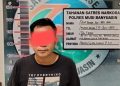 Doni Akbar (36) pelaku saat diamankan Polisi/ Foto: Nuaria/Ampar