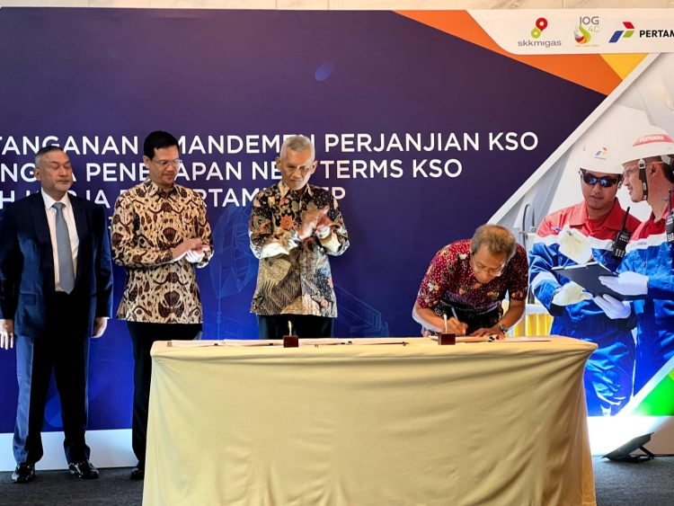 Tingkatkan Produksi Migas, PT Pertamina EP Teken Amandemen Perjanjian Kerja Sama Operasi/ Foto: Humas SKK Migas