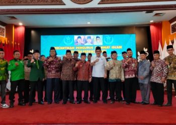 Pelantikan Kepengurusan Syarikat Islam Wilayah Provinsi Jambi di Auditorium Rumah Dinas Gubernur Jambi, Jumat (11/8). Foto: Jp/Ampar