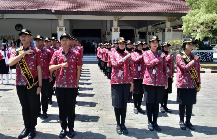 Paskibraka Kota Jambi 2023/ Foto: Melli/Ampar