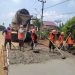 Proses pembangunan jalan Blok D Geragai. Foto: Humas SKK Migas