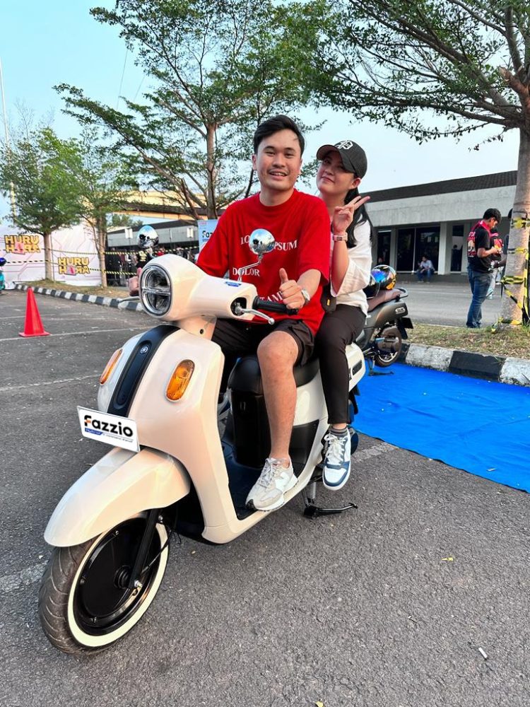 Yamaha Fazzo Hybrid Connected jadi Pilihan Pertama Milinial Jambi/ (Foto: DIdit)