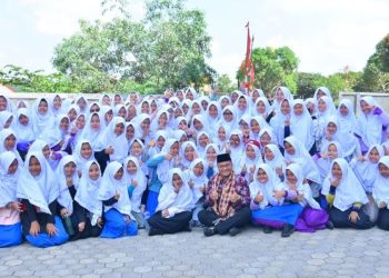 Pemkot Jambi  Gelar Aksi Bergizi di SMP IT Nurul Ilmi / (Foto: Melli/Ampar)
