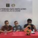 Konferensi pers di Lapas Klas IIA Jambi, Sabtu (2/9). Foto: Mhd/Ampar