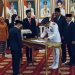 Gubernur Jambi Al Haris melantik Mukti Said menjadi Penjabat (Pj) Bupati Merangin, berlangsung di auditorium Rumah Dinas Gubernur Jambi, Jumat (22/09/2023) pagi./ (Foto: Nda/Ampar