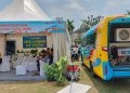 Stand Dinas Dukcapil Kota Jambi di Pameran Roadshow Bus KPK lapangan Gubernuran Jambi/ (Foto: Juanda/Ampar)