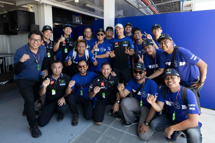 Antusias, Penggemar Meet dan Greet dengan Pembalap Monster Energy Yamaha MotoGP di Sirkuit Mandalika/ Foto: Andika