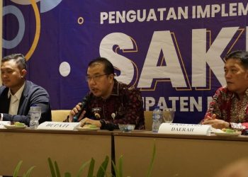 Pj Bupati Merangin Buka Bimtek SAKIP 2023 di Jakarta, Rabu 18 Oktober 2023/ ( Foto: Teguh)