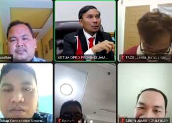 Katua DPRD Edi Purwanto Jadi Pembicara Utama di Refleksi Sumpah Pemuda bersama Forum Dosen Muda Jambi/ (Foto: Hadian)