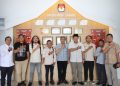 Pengurus Ikatan Jurnalis Televisi Indonesia (IJTI) Pengda Jambi melakukan pertemuan bersama Komisi Pemilihan Umum (KPU) Provinsi Jambi pada Jum'at, (20/10/2023)./ (Foto: Adrianus)