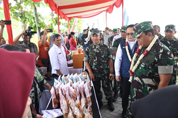 Mayjen Farid Makruf Apresiasi Ketahanan Pangan di Ngawi/ Foto: Kepala Penerangan Kodam V/Brawijaya, Kolonel Arm Adekson