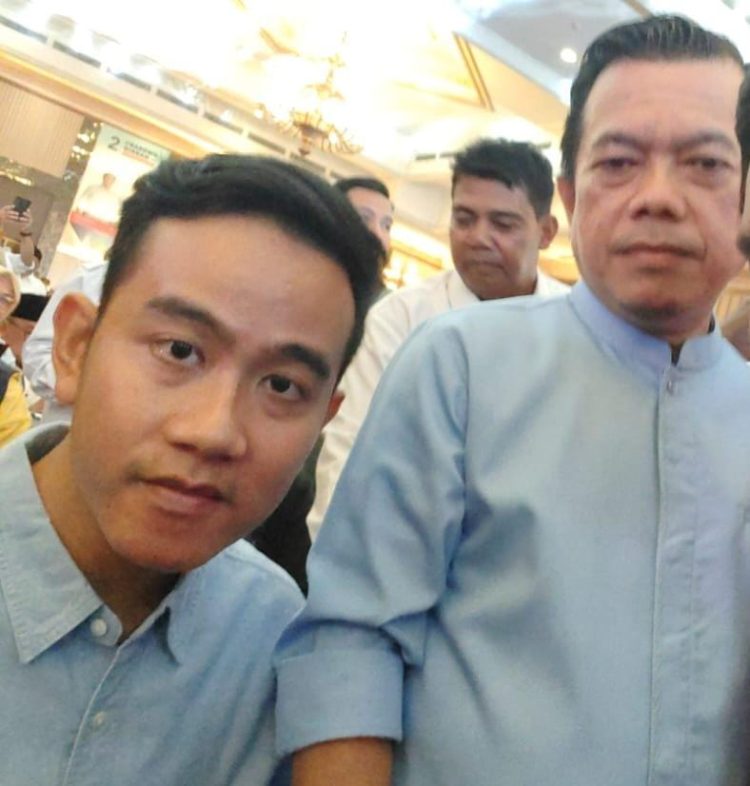 Cawapres Gibran dan Ketua TKD Jambi Koalisi Indonesia Maju/ Foto: Alan