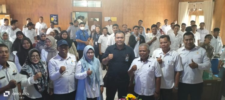 BPJS Ketenagakerjaan KCP Tanjab Barat laksanakan rapat koordinasi terkait BKBK. Foto: Humas BPJS Ketenagakerjaan Jambi