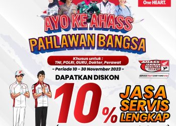 Promo spesial PT Sinar Sentosa Primatama (Sinsen) main dealer sepeda motor Honda di Provinsi Jambi dalam rangka peringati Hari Pahlawan, Foto: Ajeng