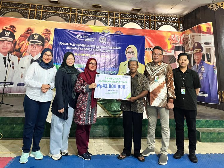 BPJS Ketenagakerjaan Sosialisasikan Jaminan Sosial Bagi BPU di Batang hari/ Foto: Tanti