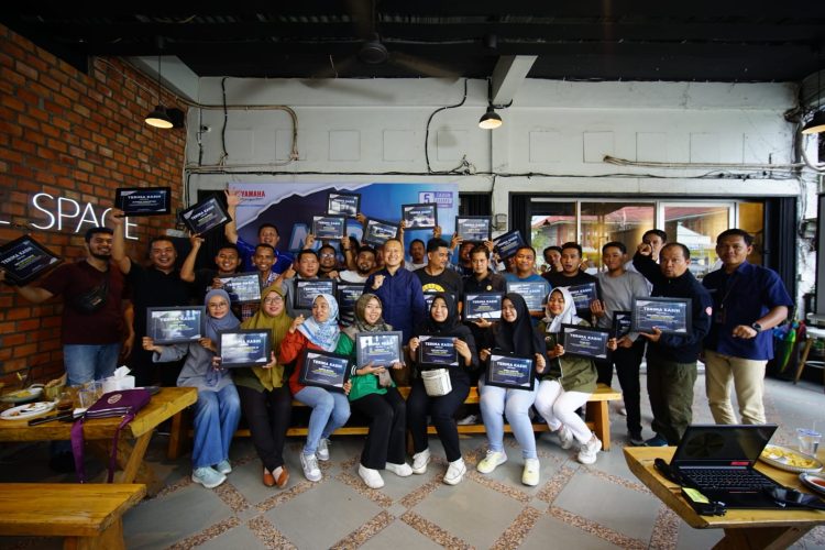 Gathering Akhir Tahun 2023, DDS Yamaha Jambi Bersama Jurnalis Dsikusi Santai Bahas Produk Yamaha/ Foto: Didit/DDS Yamaha