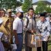 Al Haris Pimpin Upacara HUT PGRI; Serhakan Bantuan DUMISAKE Pendidikan Untuk SMA/SMA/SLB Kota Jambi/ (Foto: Novriasnsyah)