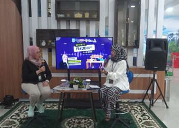 BPJS Ketenagakerjaan Jambi Sampaikan Program di Kegiatan Ngota YanLik/ (Foto: Tanti)