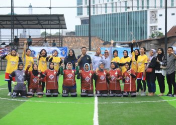 Seru! Yamaha Apresiasi Pertandingan Mini Soccer Jurnalis Perempuan Jambi/ Foto: Didit