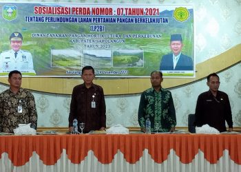 Tekan Alih Fungsi Lahan, Dinas TPHP Gelar Sosialisasi Perda Nomor 07 Tahun 2021 Tentang LP2B/ (Foto: Fdn/Ampar)