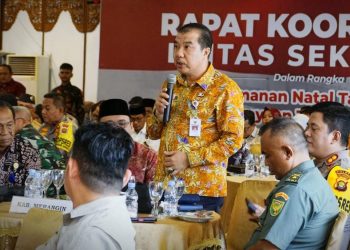 Mukti Lapor ke Gubenur: Merangin Aman dan Kondusif/ (Foto: Teguh)