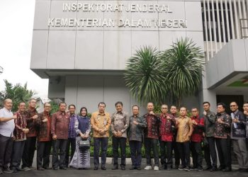 Pj Bupati Merangin Sampaikan Laporan Kinerja Triwulan I ke Inspektorat Jenderal Kemendagri RI/ (Foto: Teguh)