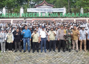 Bawaslu Merangin Gelar Apel Siaga Pengawasan Kampanye Pemilu 2024/ Foto: Ade/Ampar