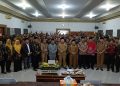 Buka Rakorda PABPDSI, Al Haris Singgung Insentif BPD dan Minta Jaga Ketentraman Pemilu 2024/ (Foto:  Riky)