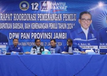 Partai Amanat Nasional (PAN) kembali mengusung Al Haris untuk calon Gubernur Jambi periode 2024-2029/ (Foto: Fei)