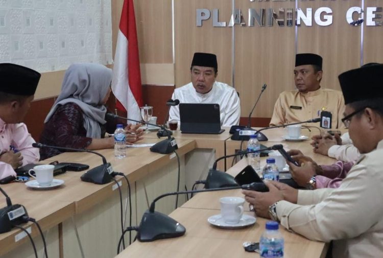 Ikuti Rapat Bersama Mendagri, Pj Bupati Mukti: Inflasi Merangin Masih Terkendali/ (Foto:Teguh)