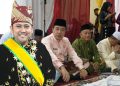 M Syukur Putra Asli Kabupaten Merangin Dianugerahi Gelar Adat Melayu Jambi/ (Foto: Teguh)