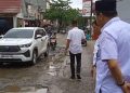 Mukti Said saat Cek Jalan Rusak dalam Kota Bangko/ Foto: Teguh