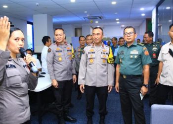Kadiv Humas Terima Kunjungan Kapuspen TNI/ (Foto: Humas Polri)