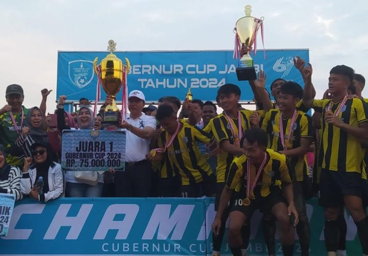 Merangin FC Juara Gubernur CUP  2024/ (Foto: Teguh)