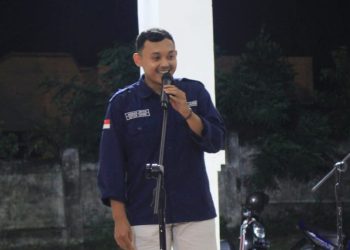 Ketua Gerakan Mahasiswa Merangin (GMM) Jambi, Ahmad Irfan / Foto: Riky)