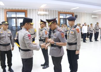 Kapolda Jambi Pimpin Sertijab Kapolres/ (Foto: Alamsayah)