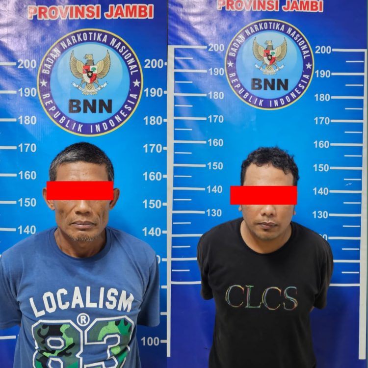 BNNP Jambi Ringkus 2 Pria Bawa 130 Ekstasi/ (Foto; Mhd/Ampar)