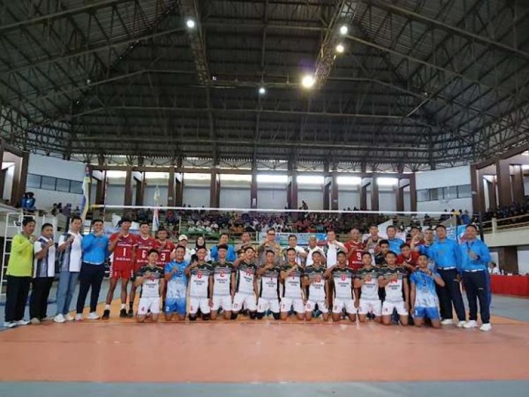 Liga Bola Volly Indoor Tahun 2024 Resmi Ditutup Oleh Wakapolda Bengkulu/ (foto: dlky/ampar)