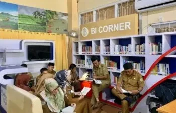 Disimak Baik-baik, Kepala DPK Provinsi Bengkulu Tips Tips Merawat Buku dengan Baik/ (foto: diky/ampar)