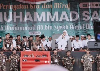 Al Haris Dampingin Habib Luthfi Peringati Isra’ Mi’raj di Tungkal Ulu Sabtu (3/1) / (Foto: Rky)